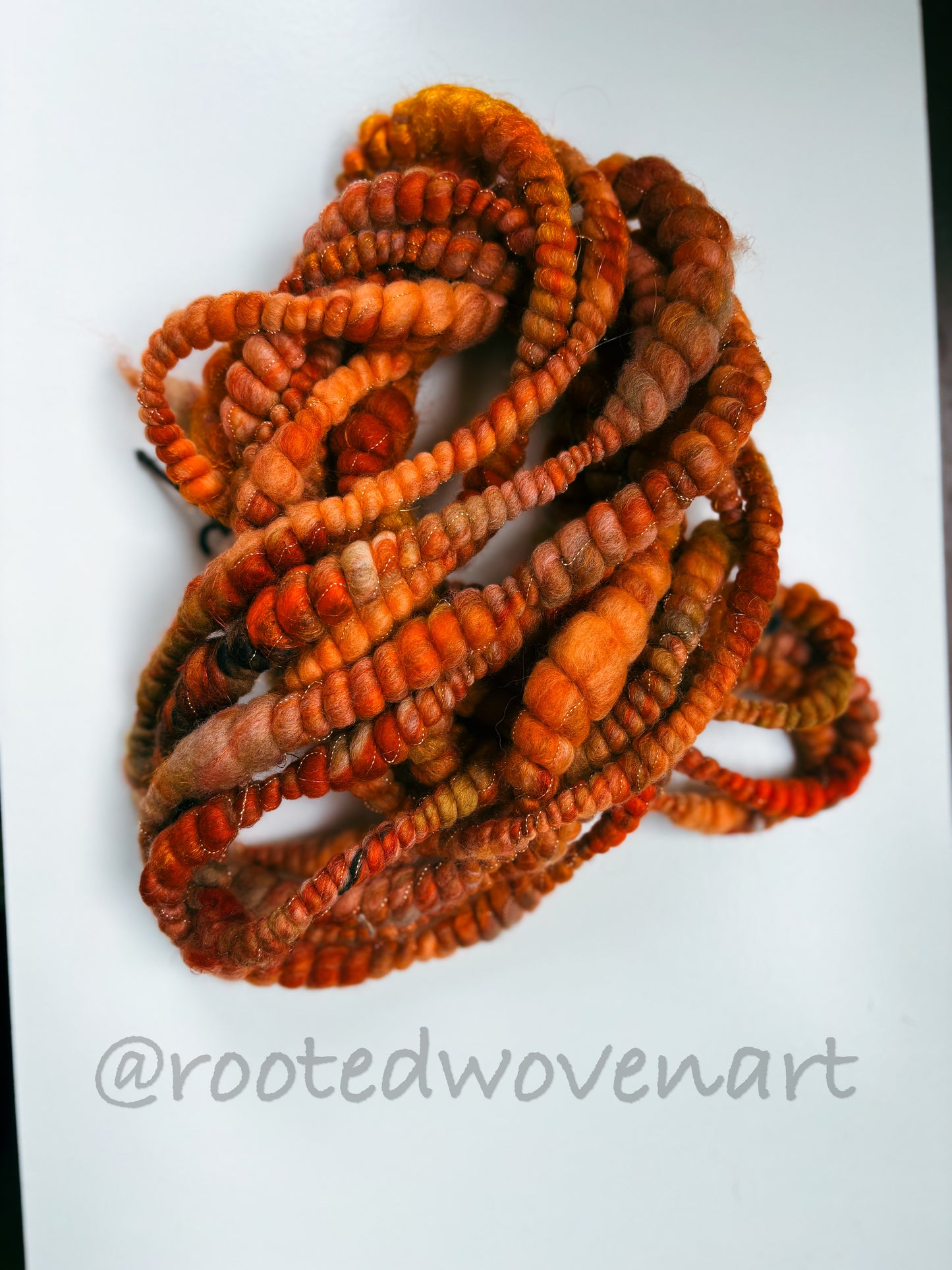 3 Yards / Hand Spun Art Yarn