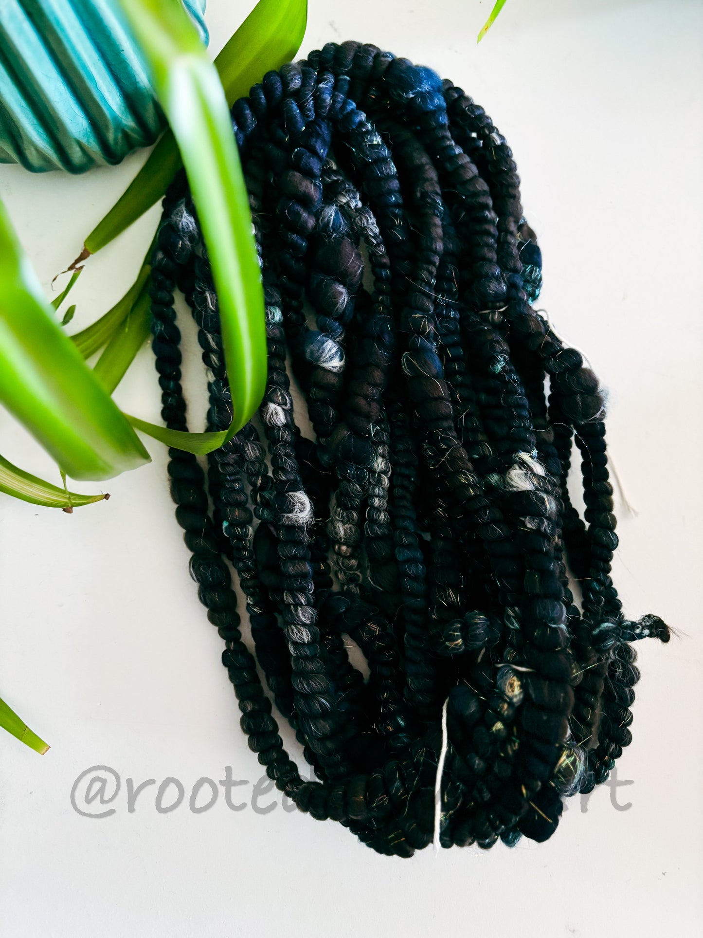 4.5 yards / Hand Spun Art Yarn