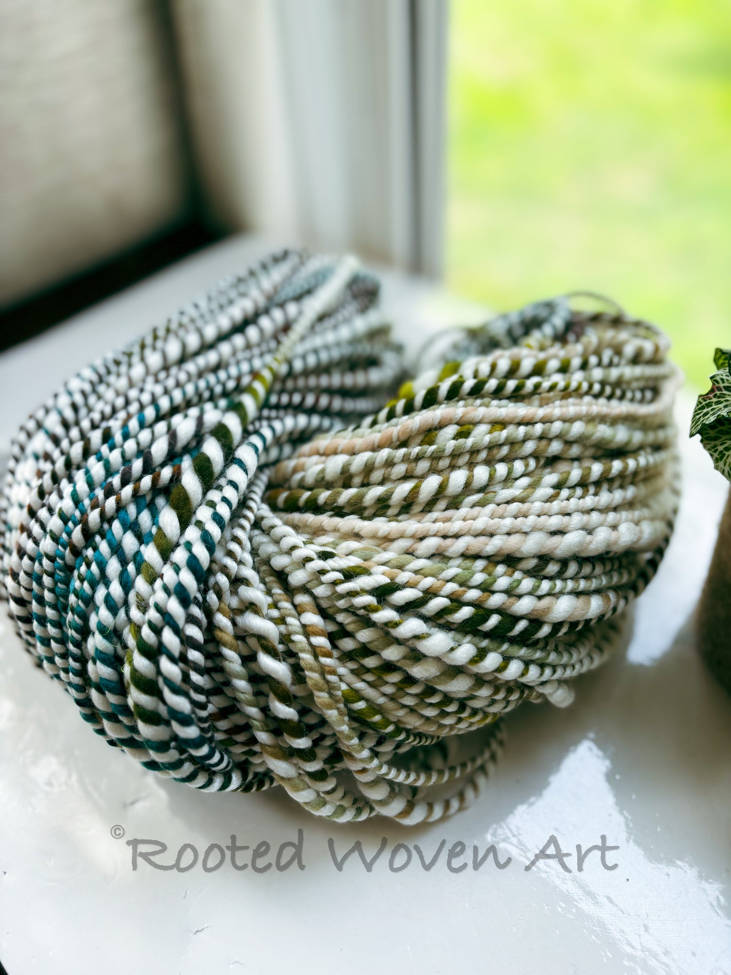 20 yards / Hand Spun Art Yarn