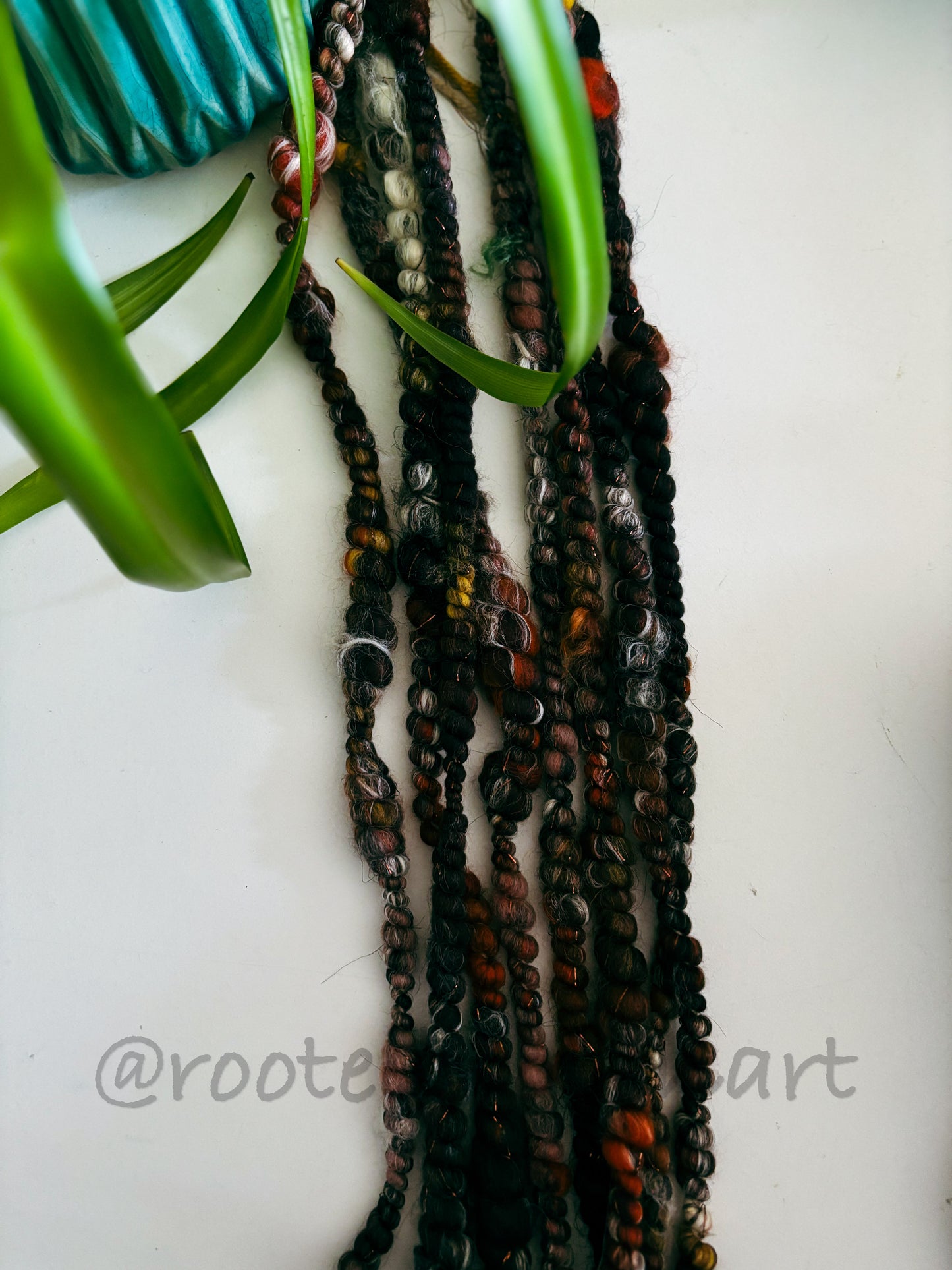 4.5 yards / Hand Spun Art Yarn