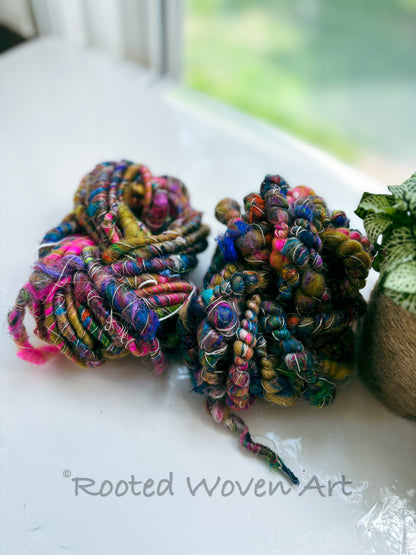 16 yards / Hand Spun Art Yarn