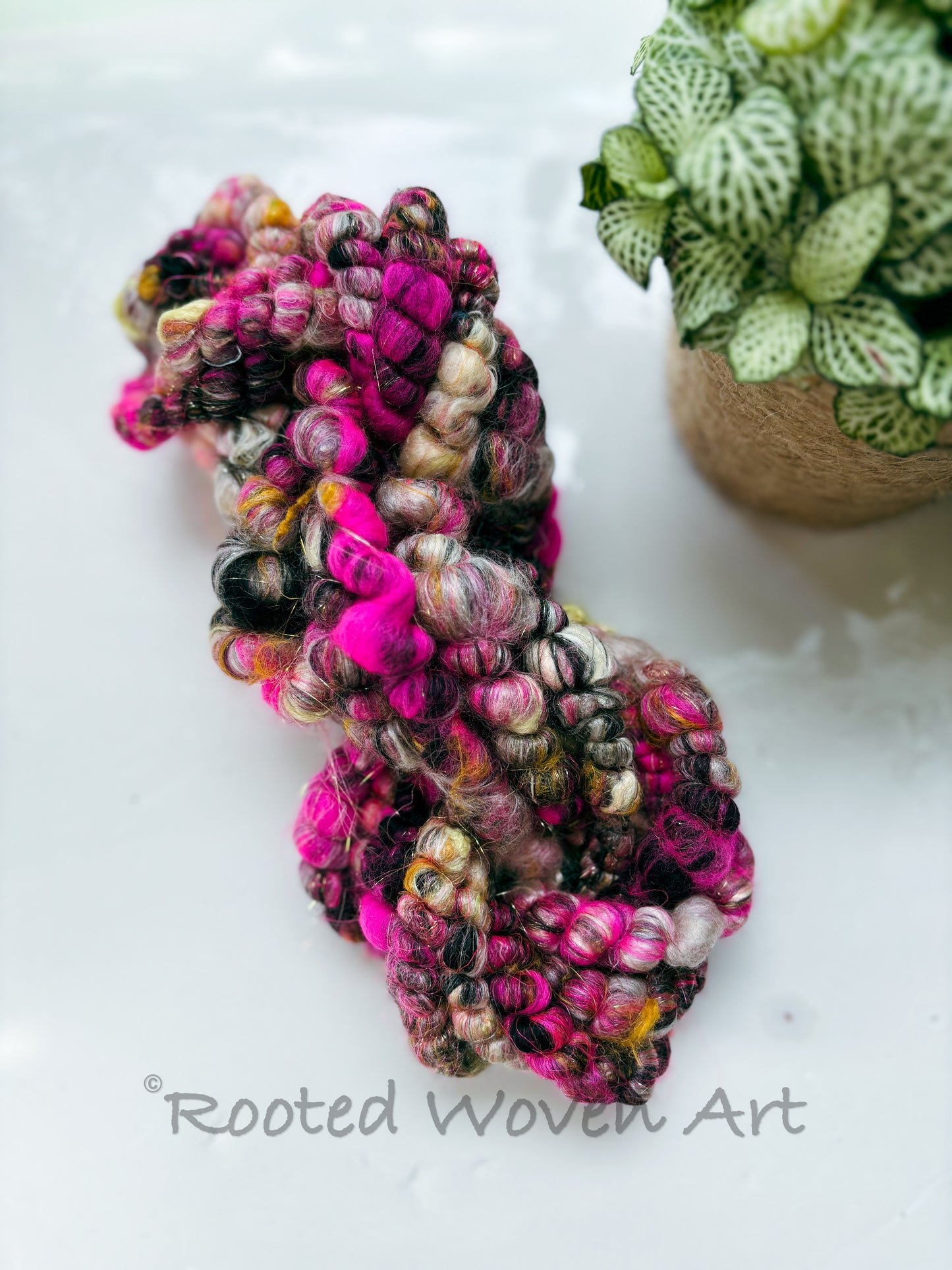 5 yards / Hand Spun Art Yarn