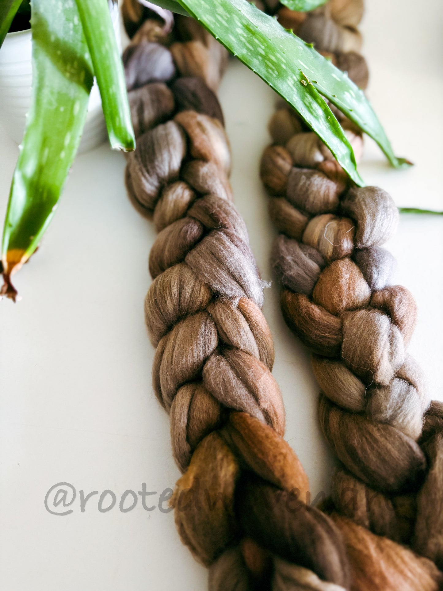 Hand dyed Non superwash merino