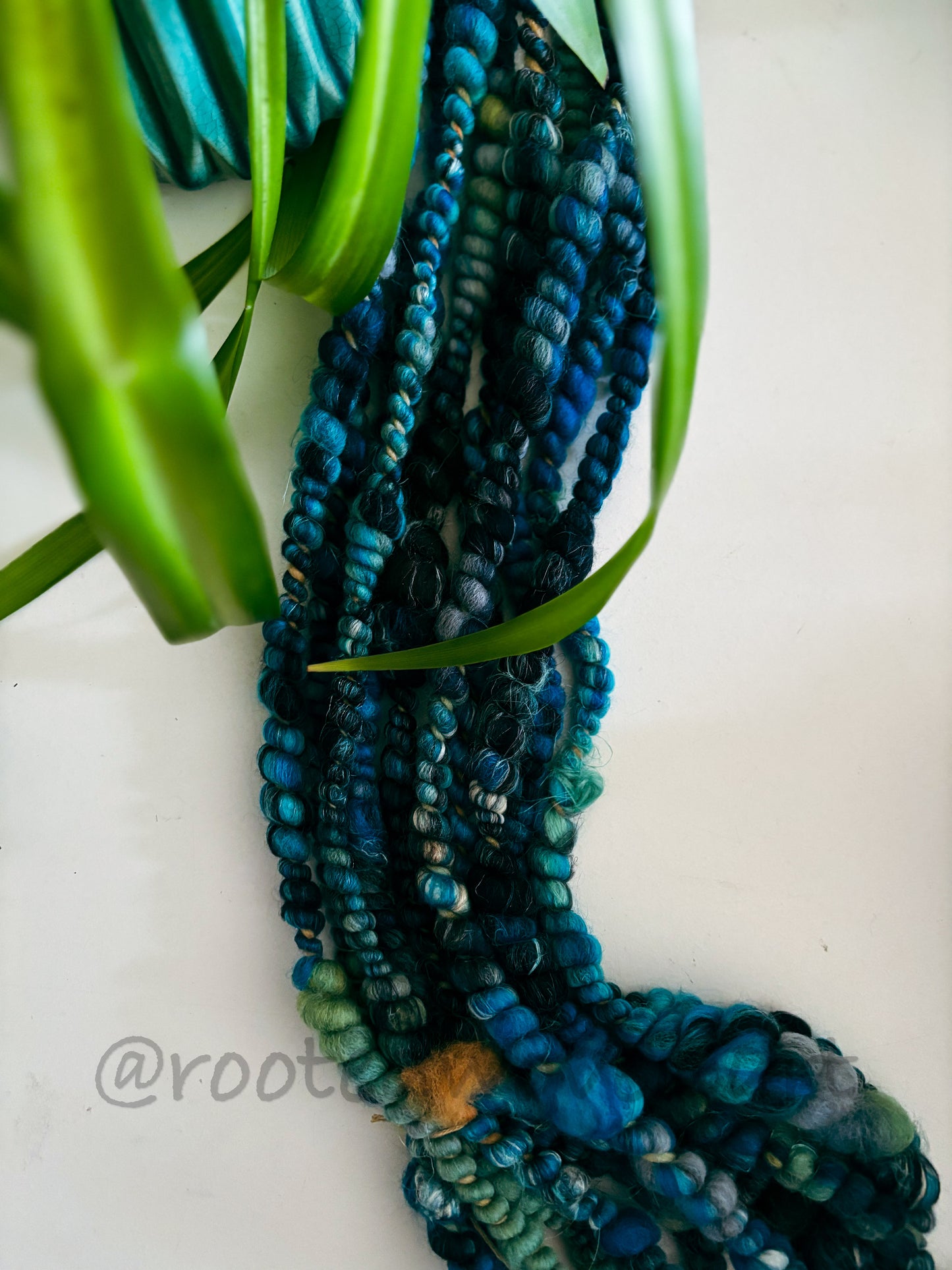 4.5 yards / Hand Spun Art Yarn