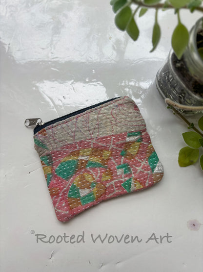 Kantha Zip Bags - Small
