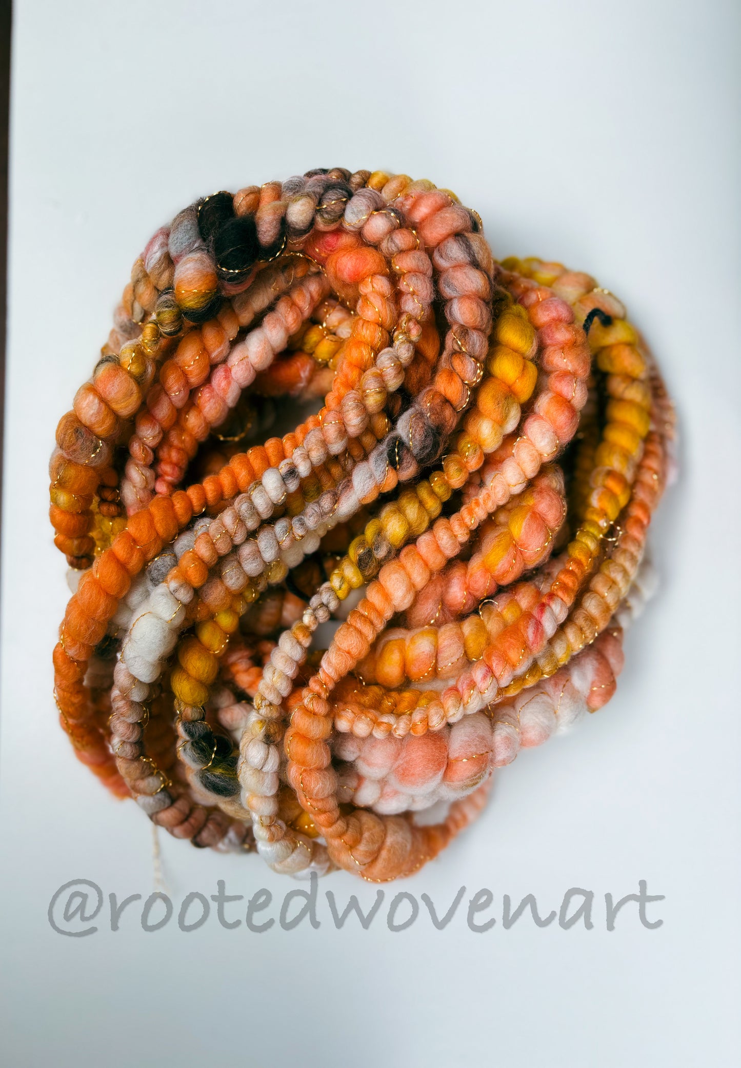 3 Yards / Hand Spun Art Yarn