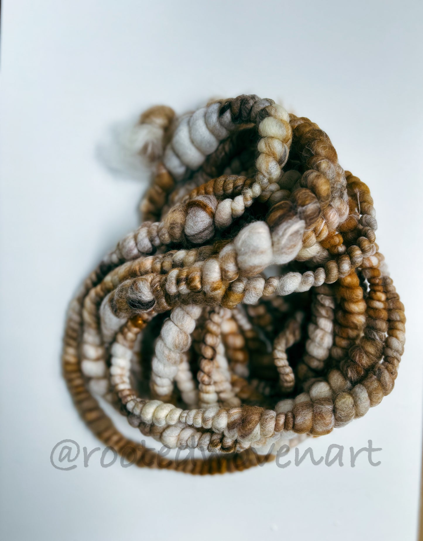 3 Yards / Hand Spun Art Yarn