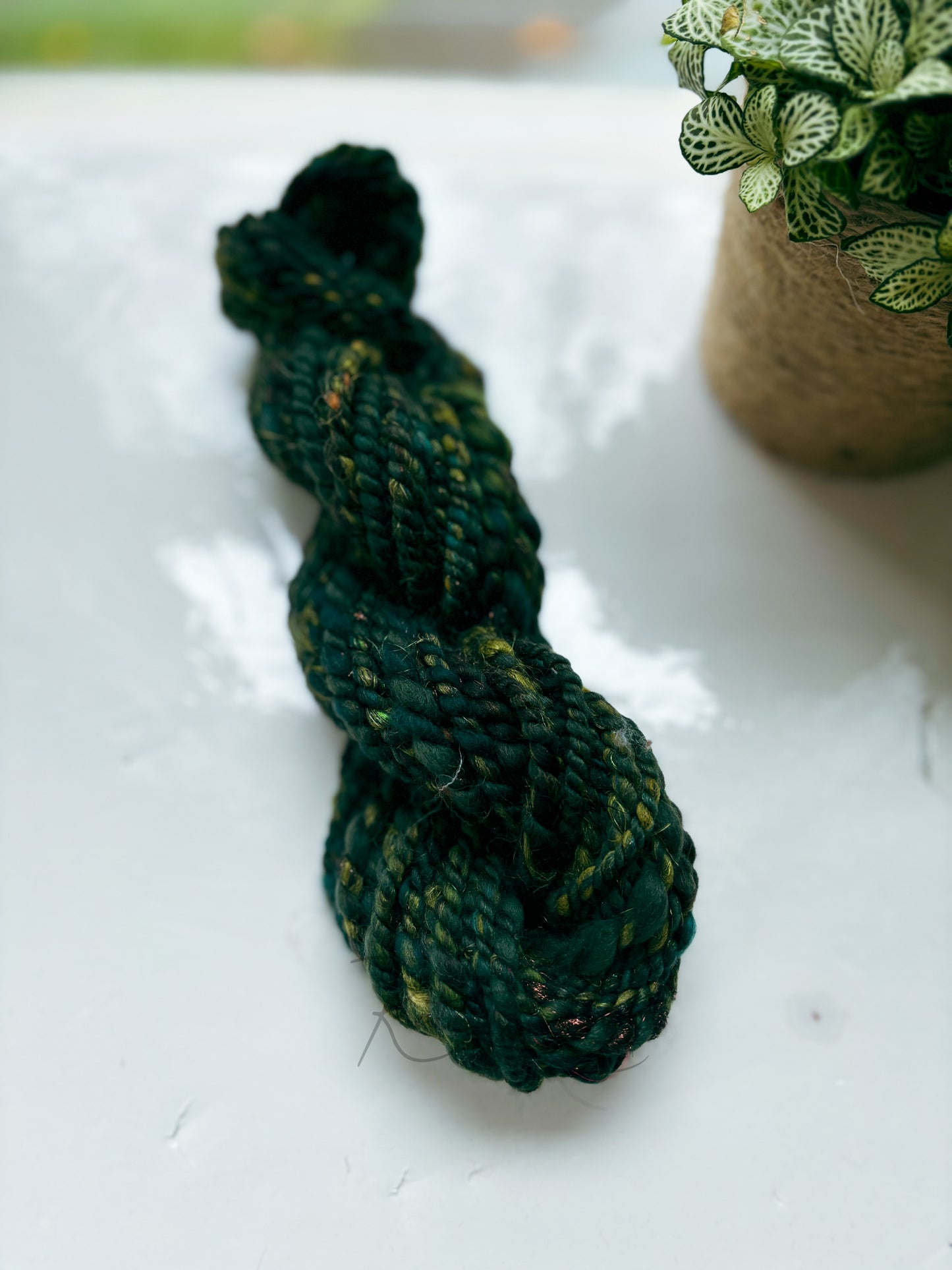 5 yards / Hand Spun Art Yarn