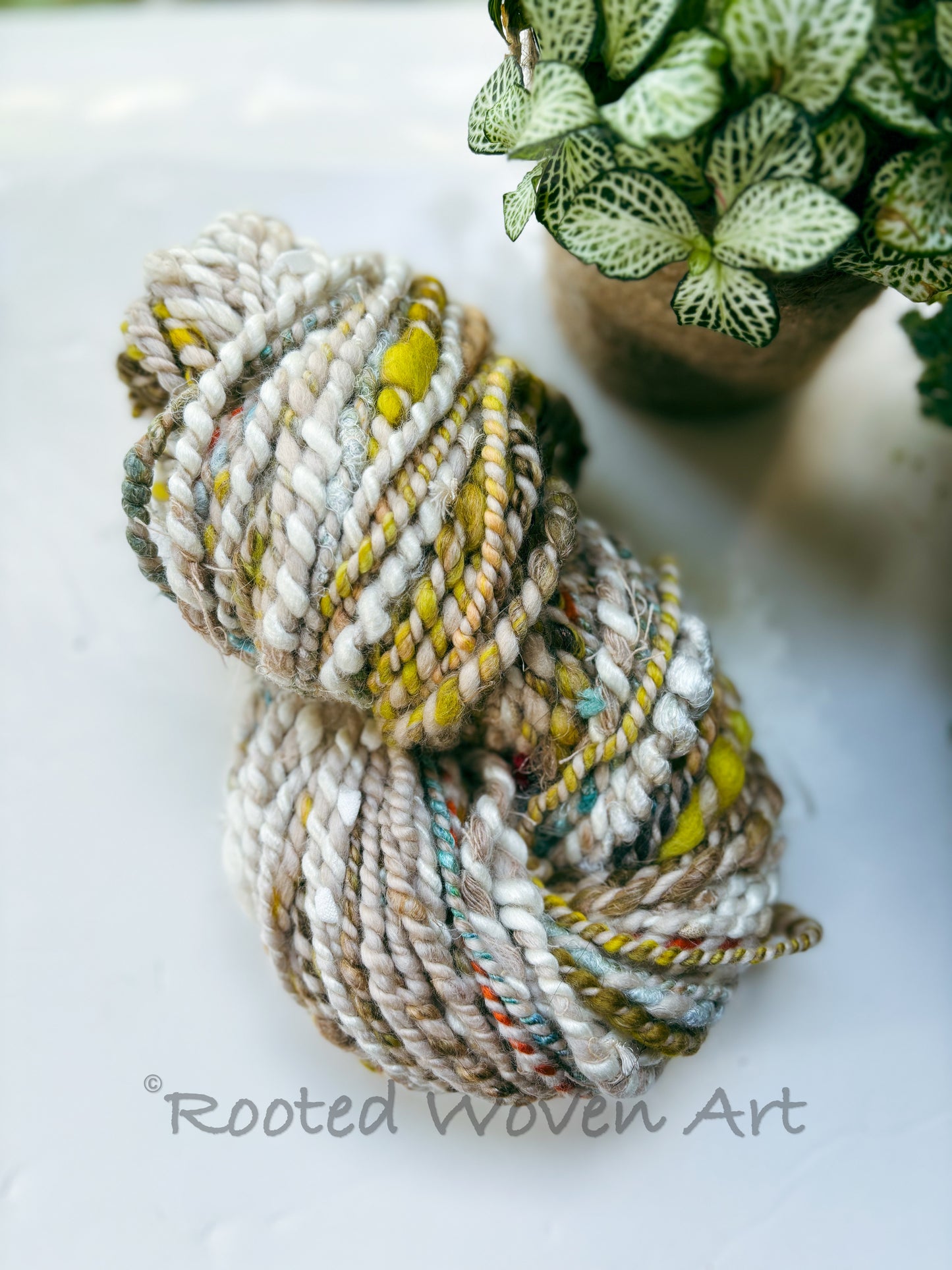 50 yards / Hand Spun Art Yarn