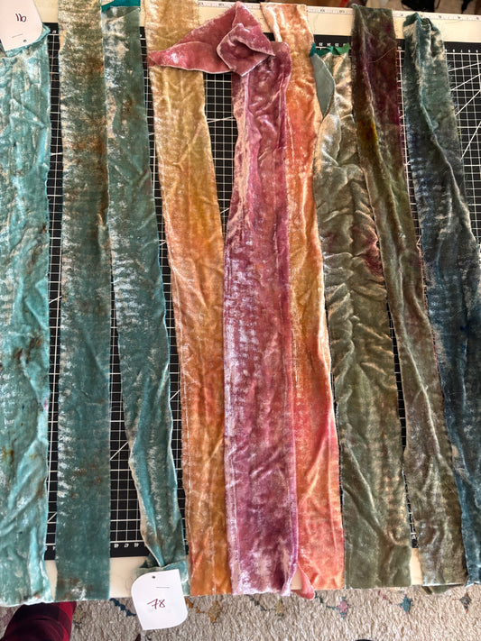 6 velvet silks