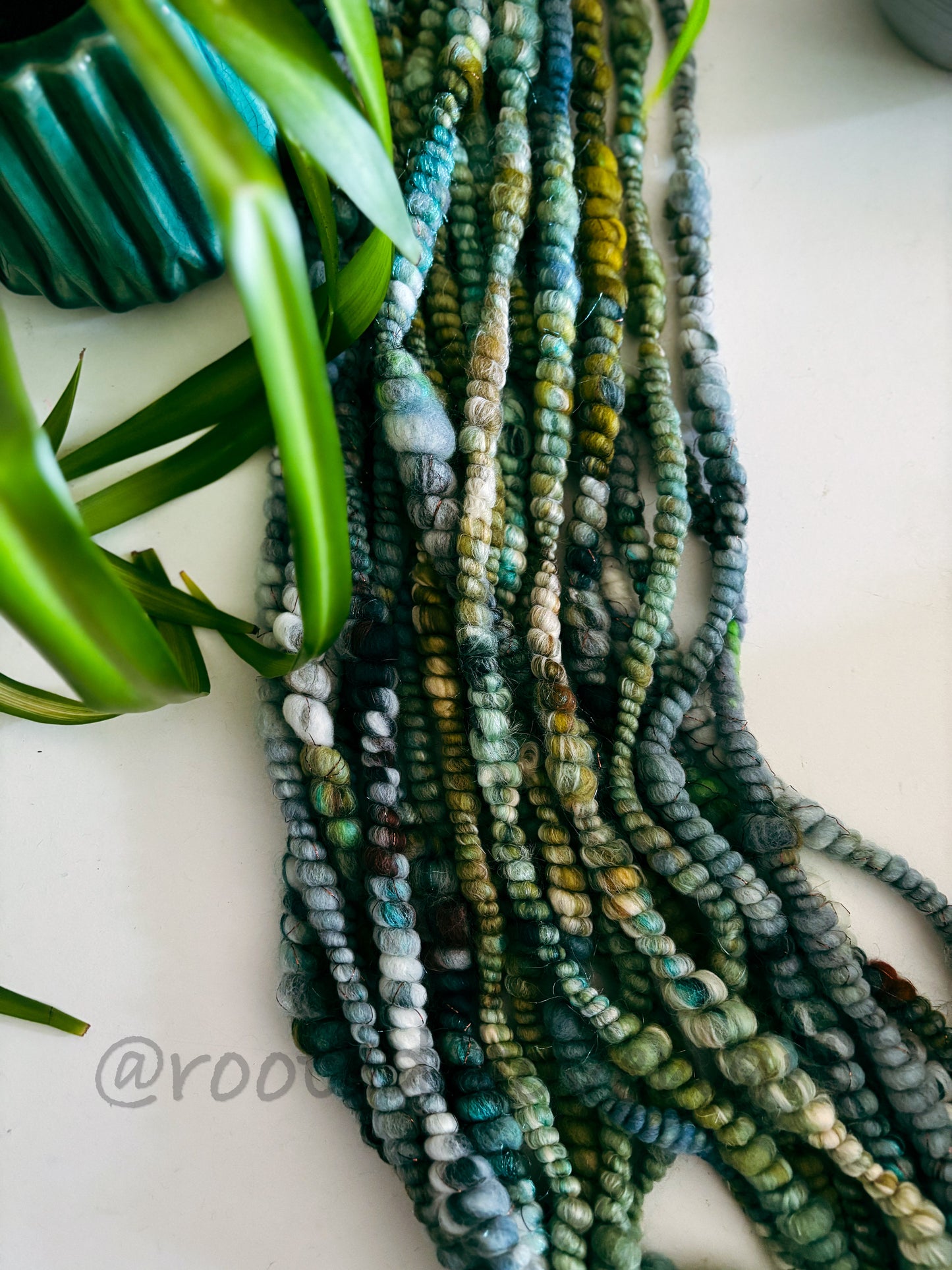 4.5 yards / Hand Spun Art Yarn