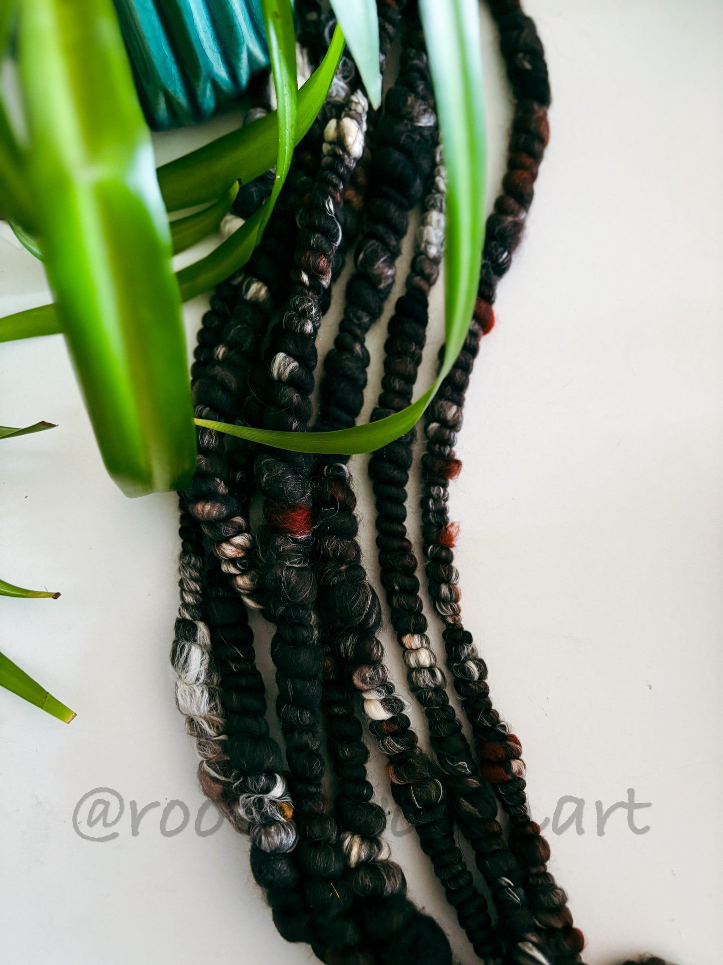 4.5 yards / Hand Spun Art Yarn