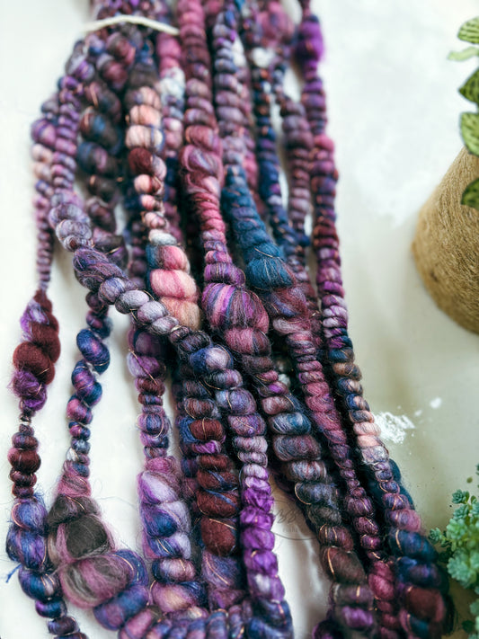 5 yards / Hand Spun Art Yarn