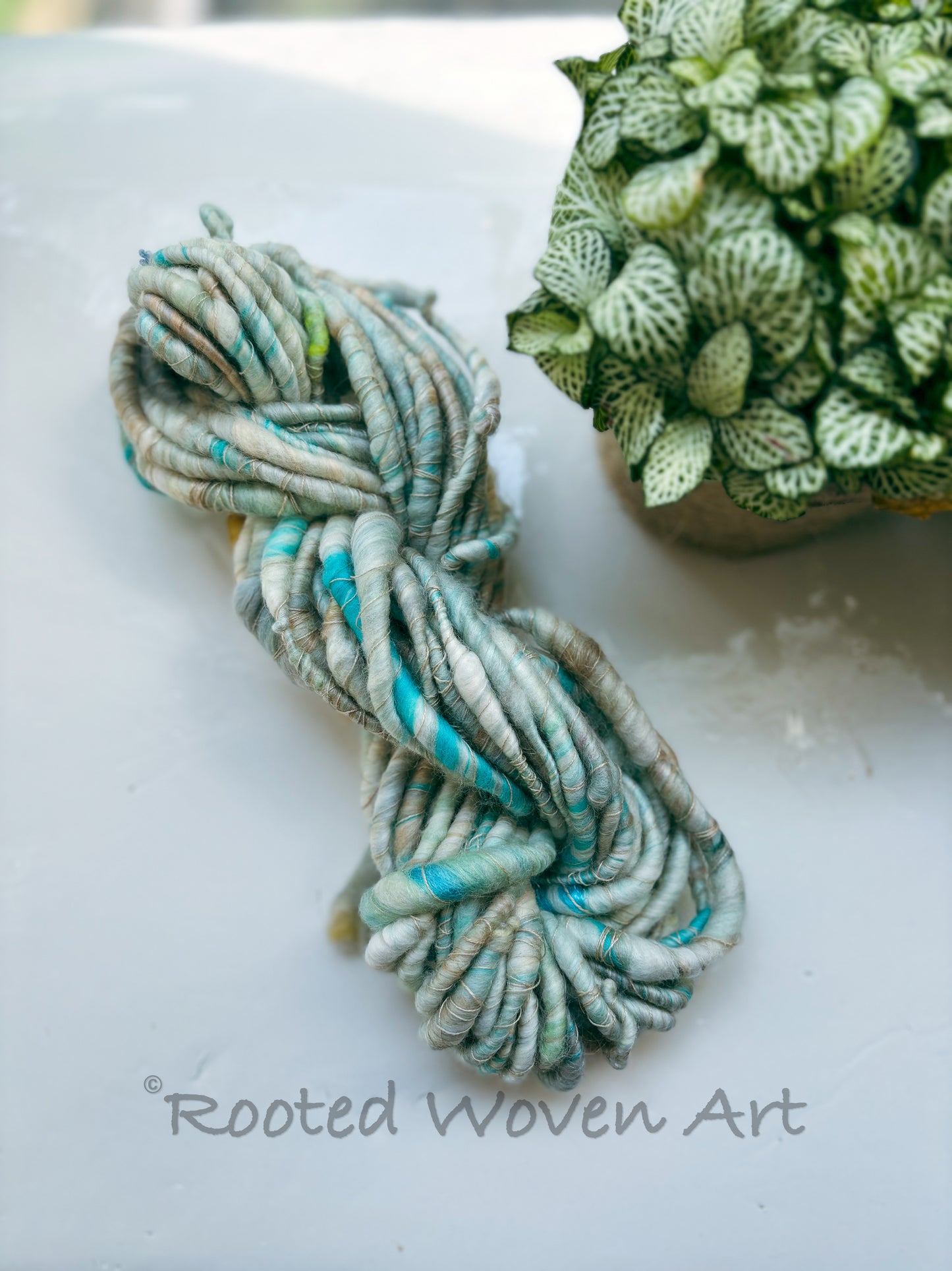 20 yards / Hand Spun Art Yarn