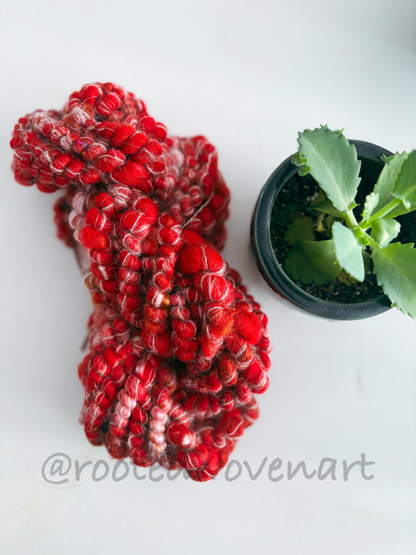 8 yards / Hand Spun Art Yarn