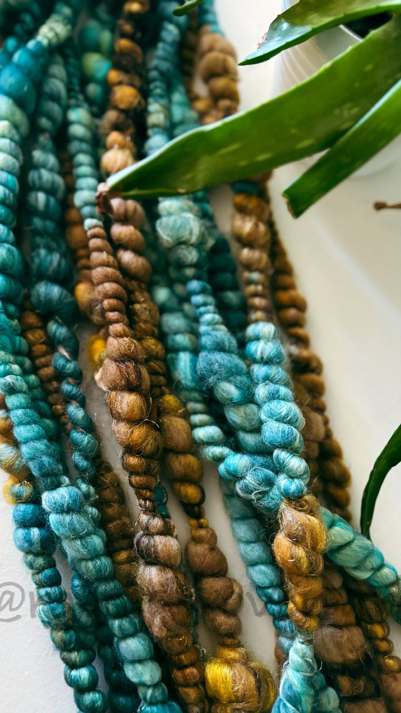 5 yards / Hand Spun Art Yarn