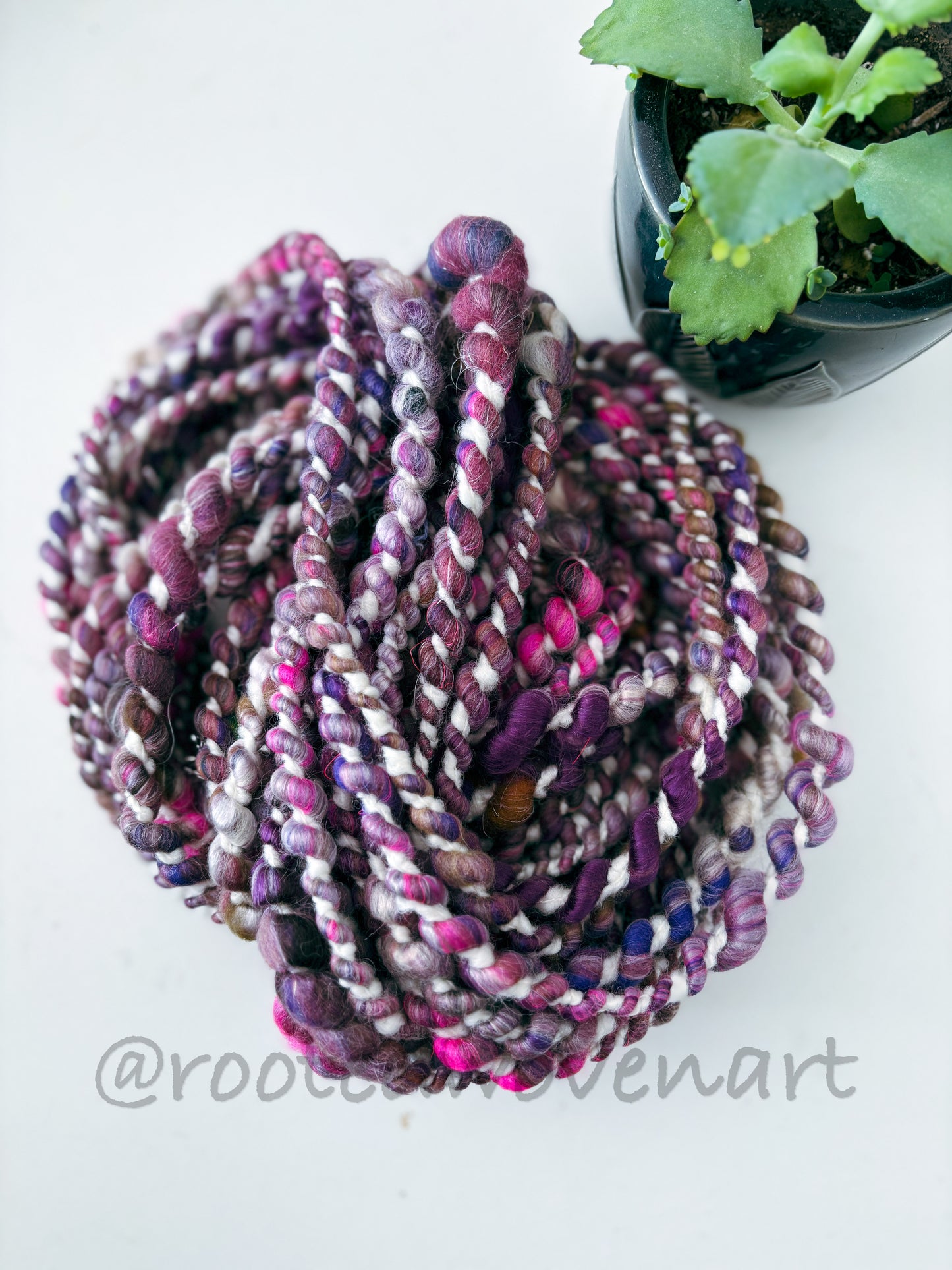 3 yards / Hand Spun Art yarn