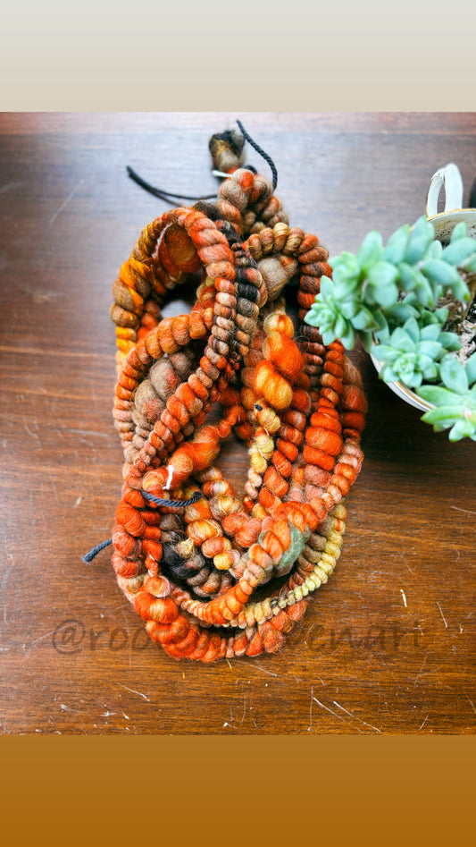 3 yards / Hand Spun Art Yarn