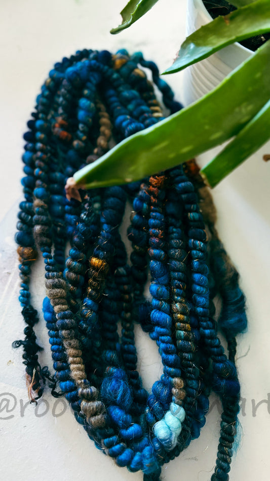 4 yards / Hand Spun Art Yarn