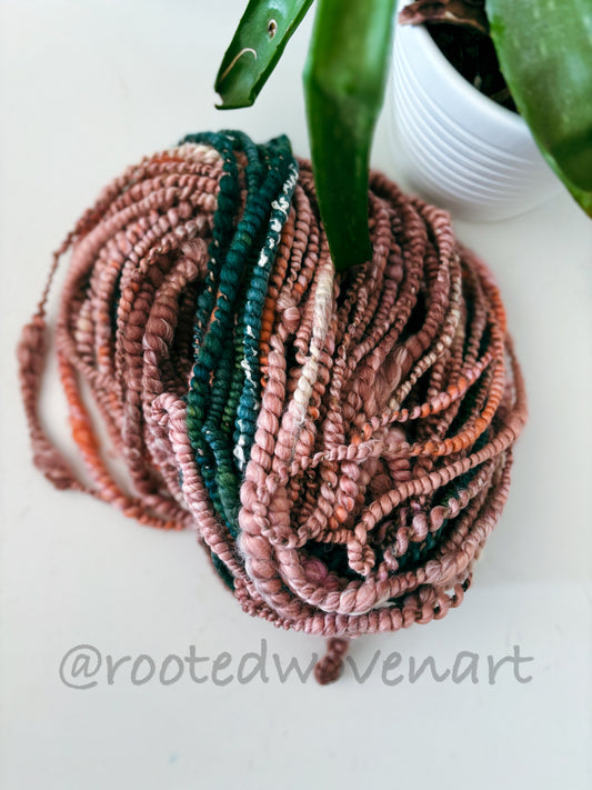 16 yards / Hand Spun Art Yarn