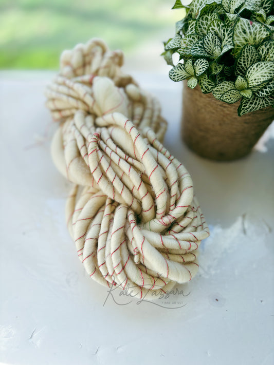 5 yards / Hand Spun Art Yarn