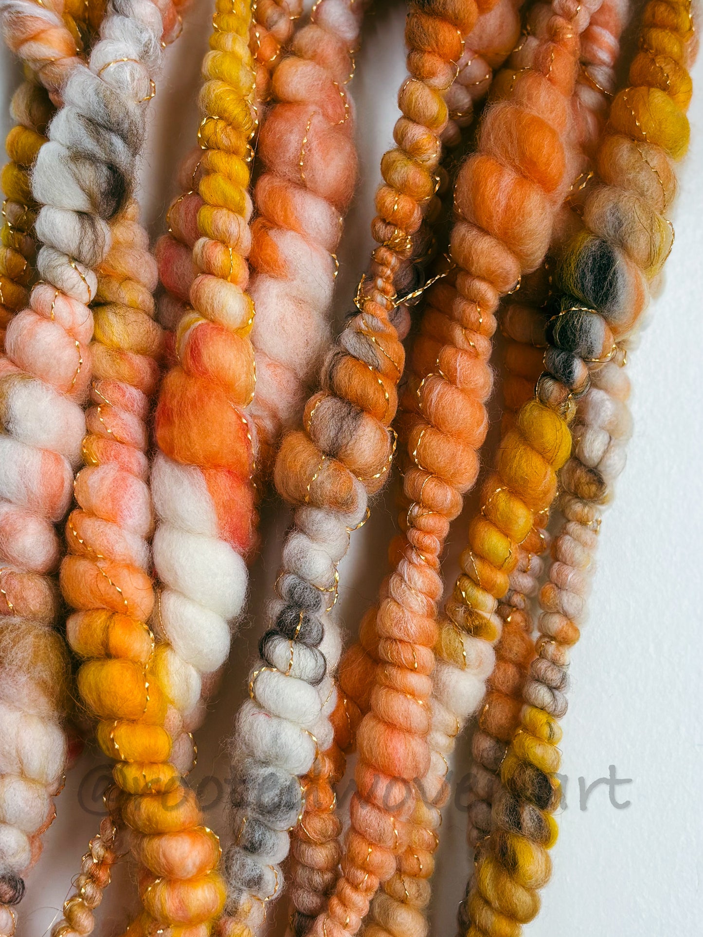 3 Yards / Hand Spun Art Yarn