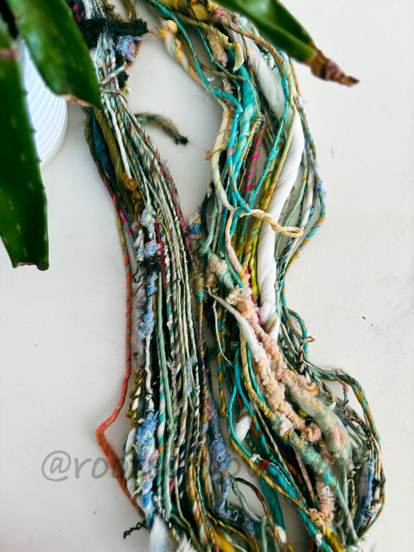 30 yards / Hand Spun Art Yarn