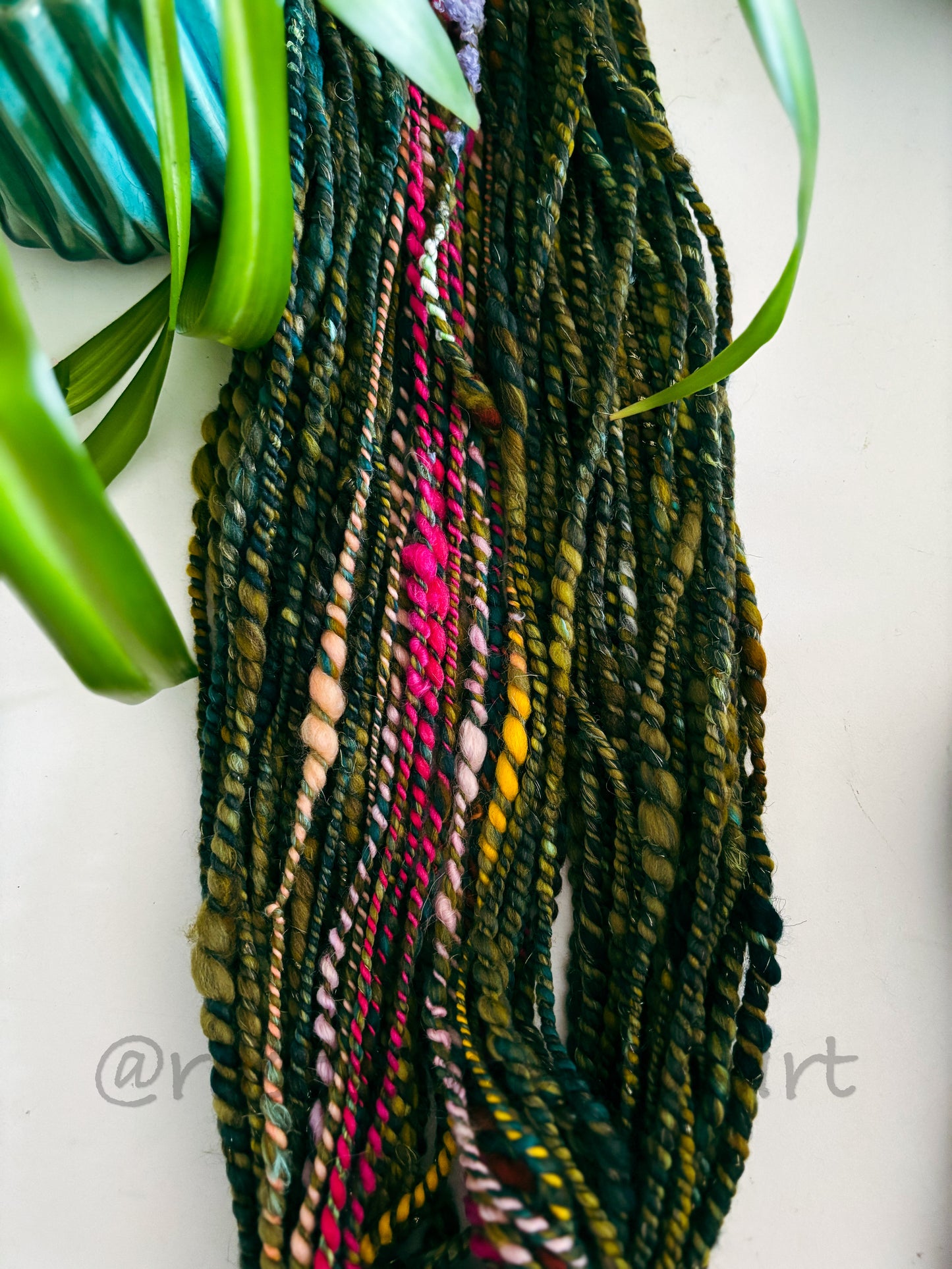 25 yards / Hand Spun Art Yarn
