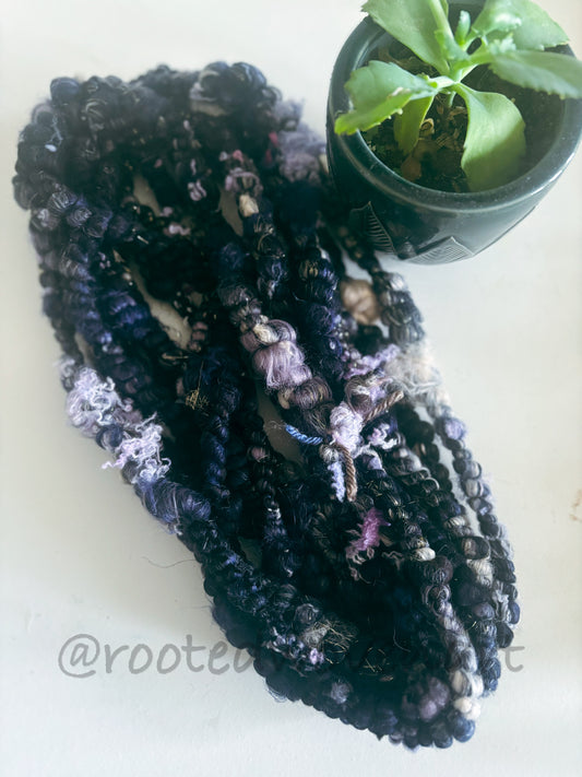 3.25 yards / hand spun Art yarn