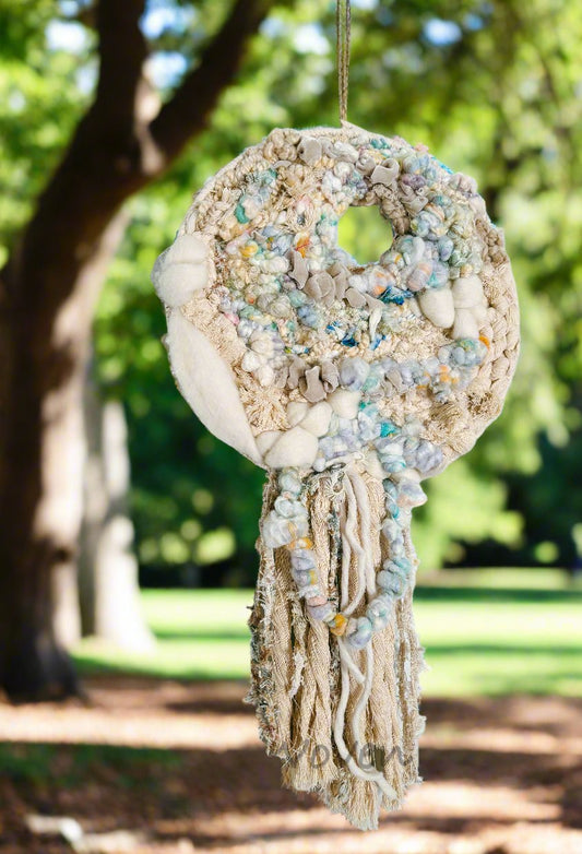 Juniper / Woven Wall Art / Round