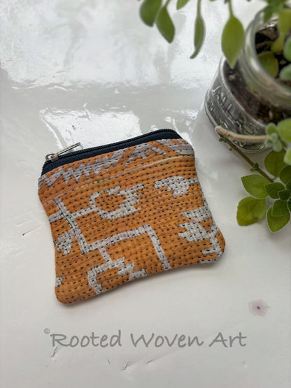 Kantha Zip Bags - Small