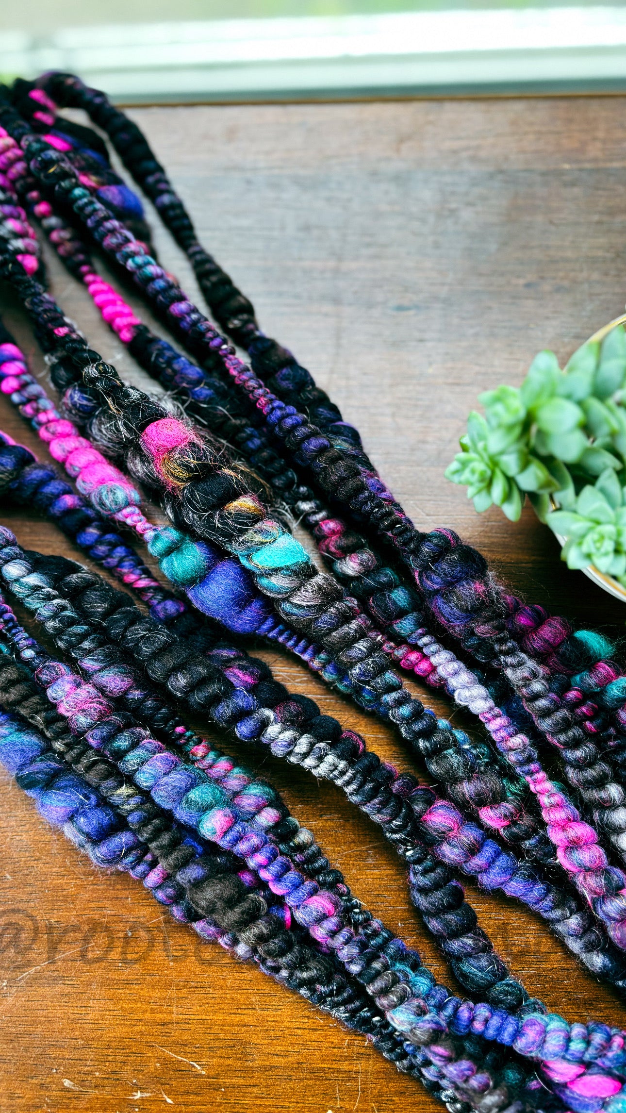 3 yards  / Hand Spun Art Yarn