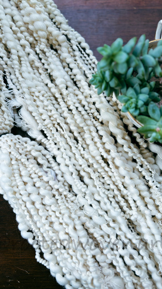 40 yards / Hand Spun Art Yarn