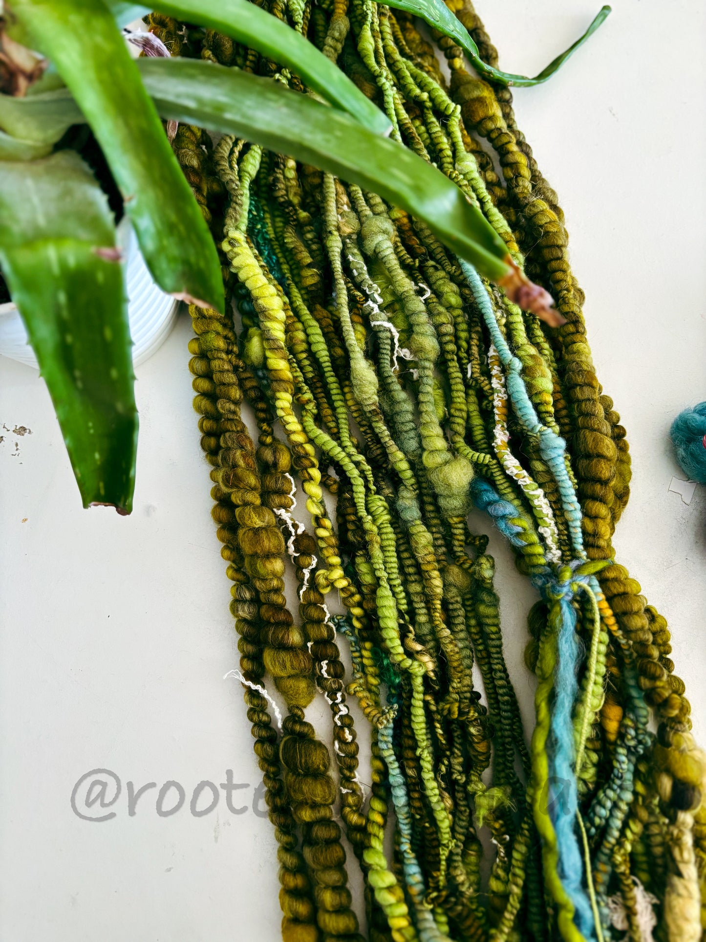 30 yards / Hand Spun Art Yarn