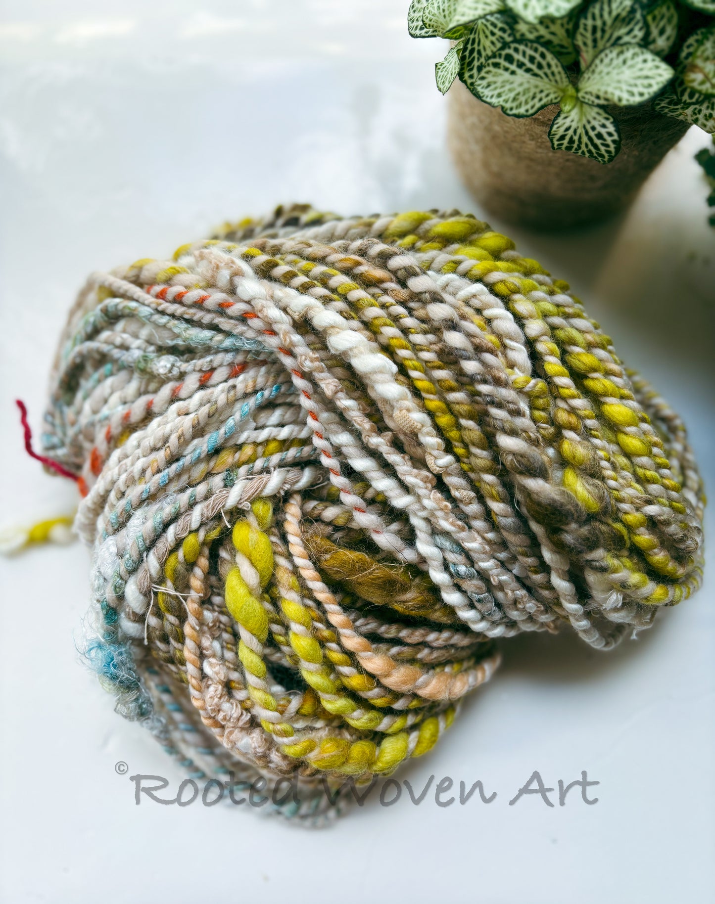 50 yards / Hand Spun Art Yarn