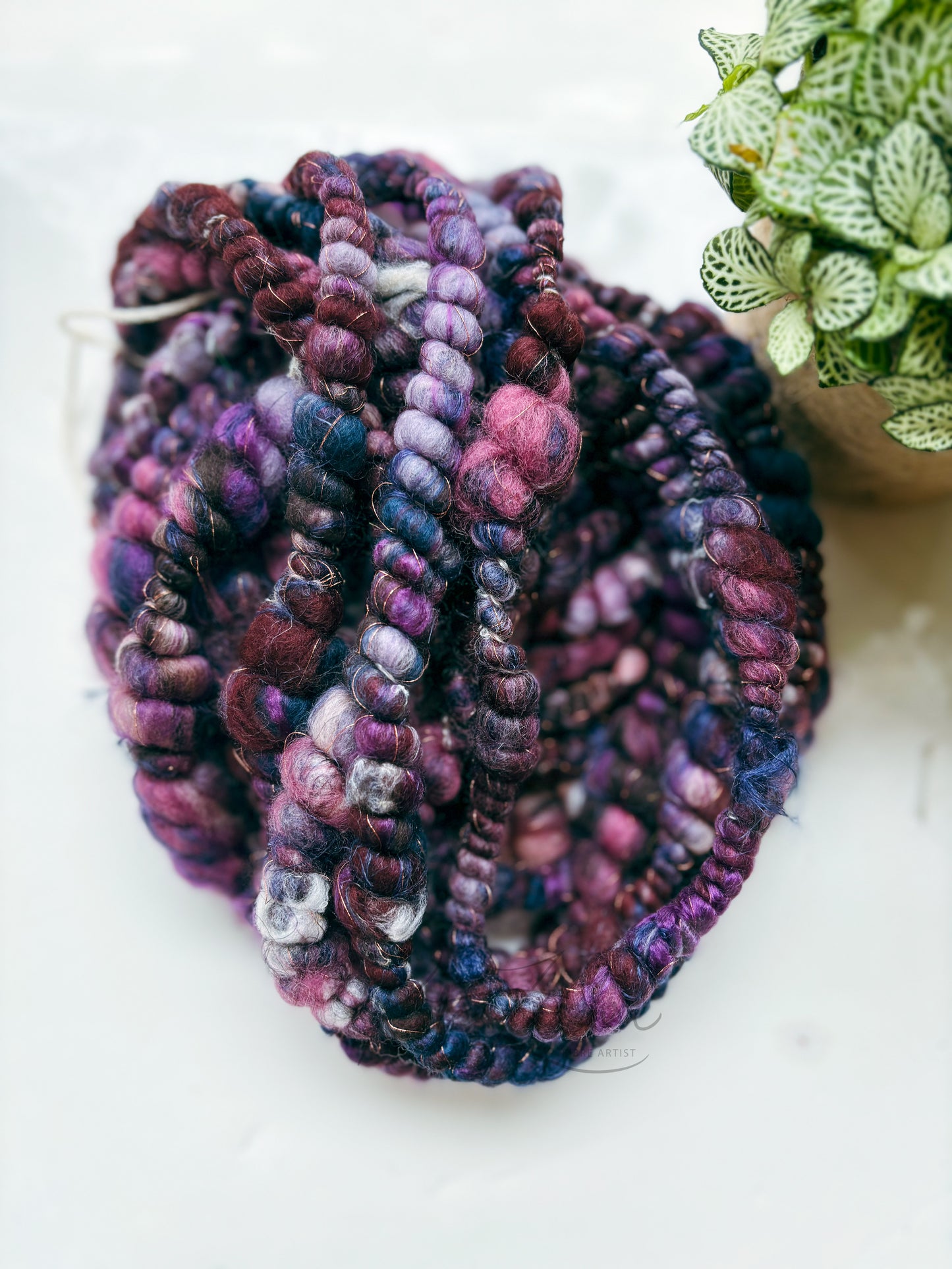 5 yards / Hand Spun Art Yarn