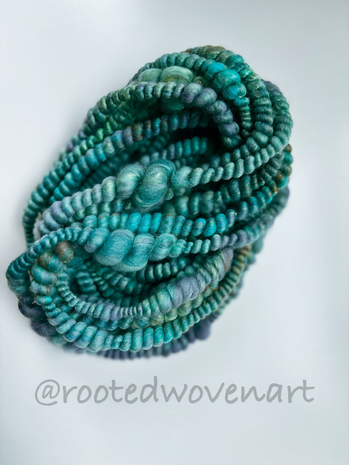 4.5 Yards / Hand Spun Art Yarn