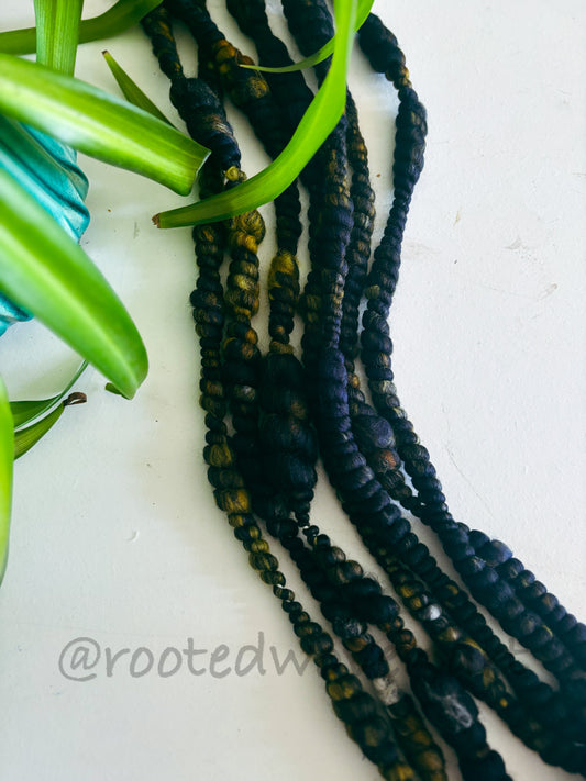 5.5 yards / hand spun Art yarn