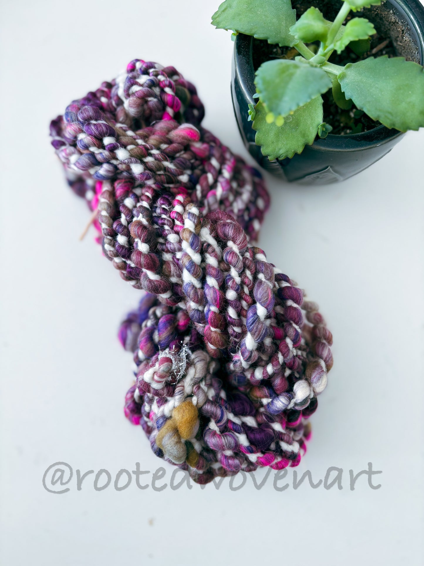 3 yards / Hand Spun Art yarn