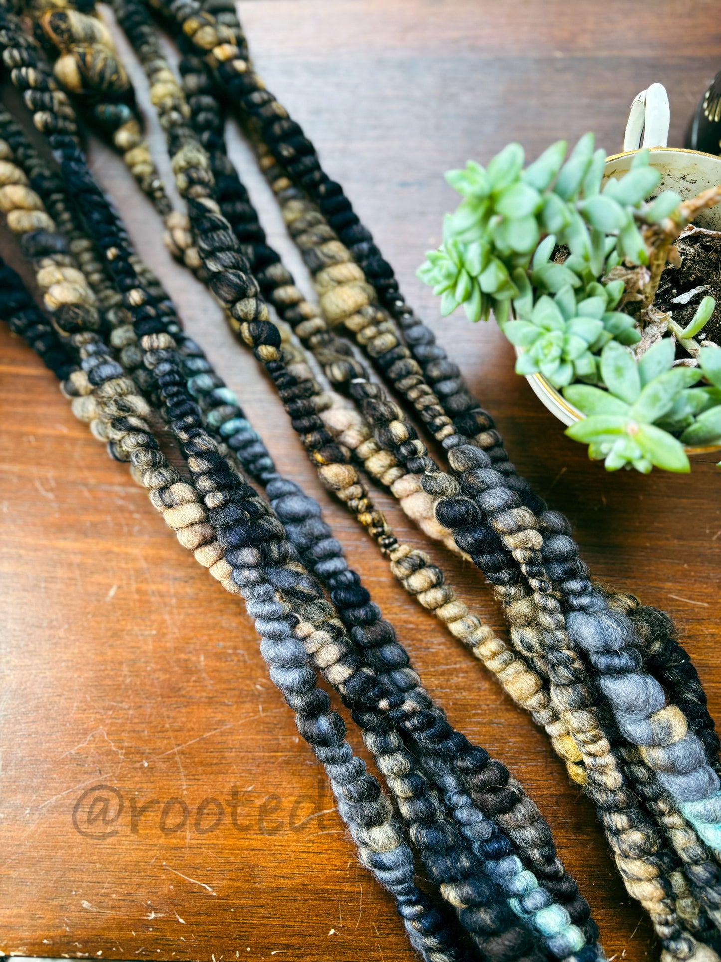 3 yards  / Hand Spun Art Yarn