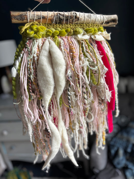 Spring Fling / Woven Wall Art