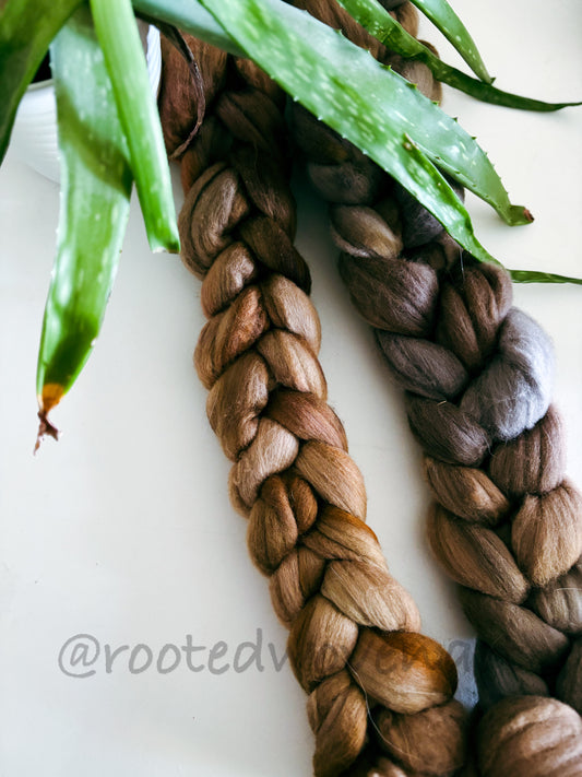 Hand dyed Non superwash merino