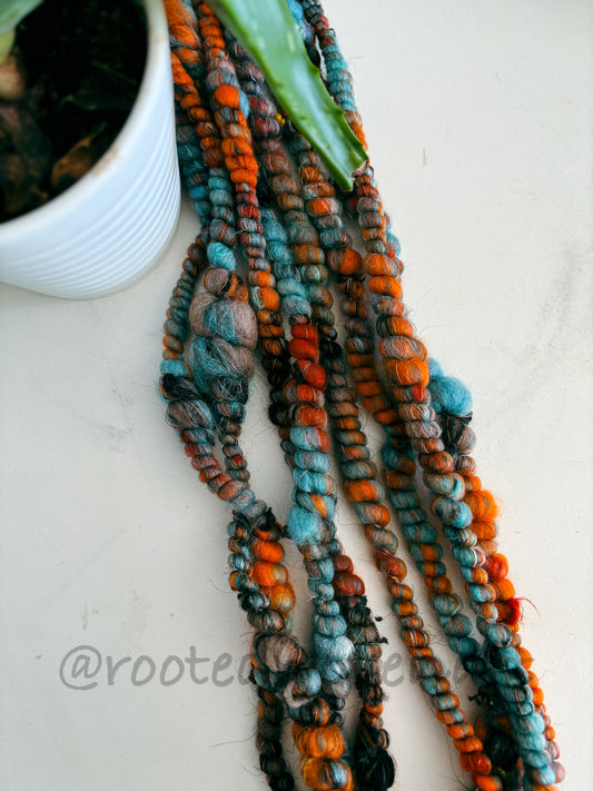 6 yards / Hand Spun Art Yarn