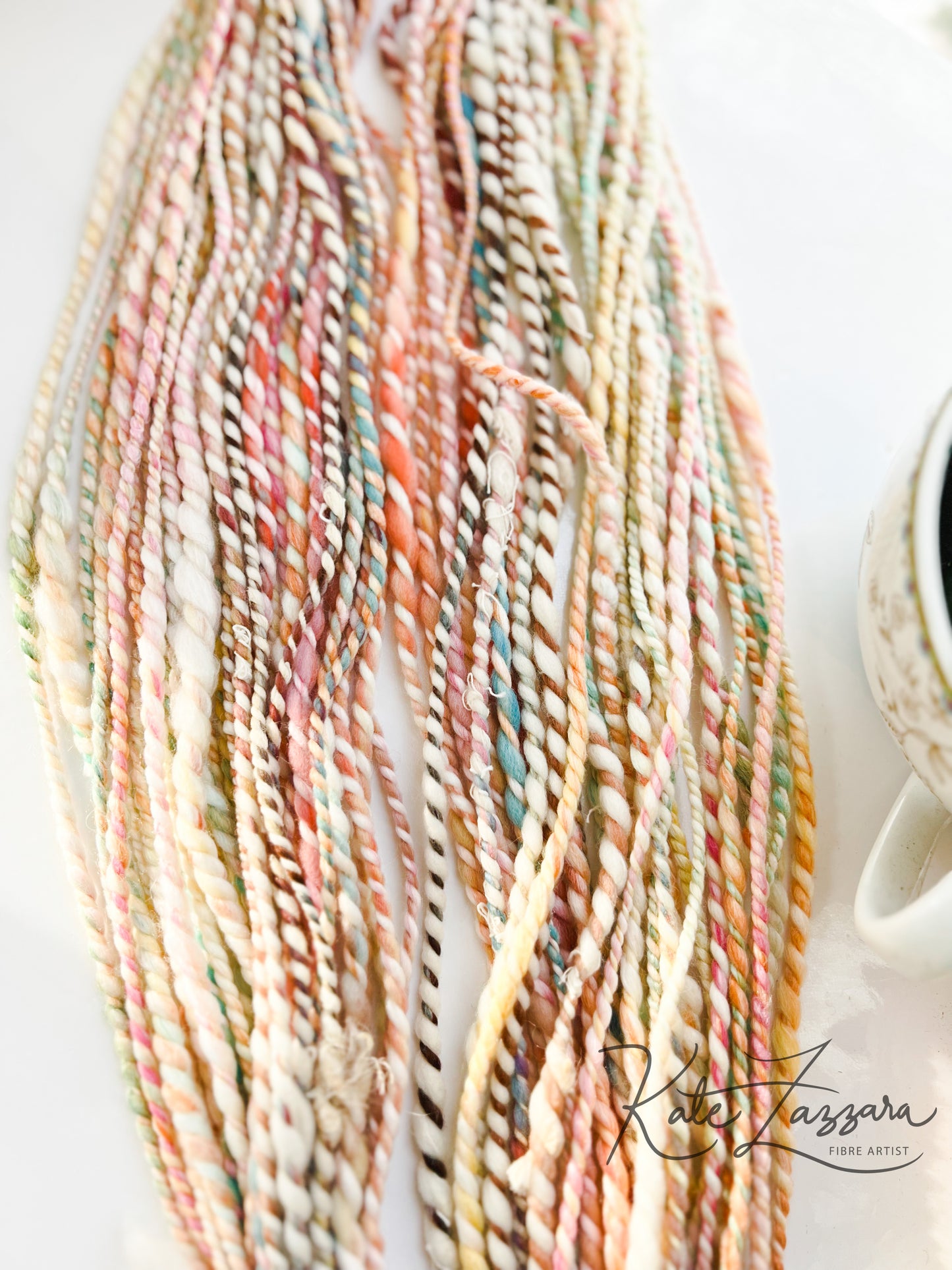 25 yards / Hand Spun Art Yarn