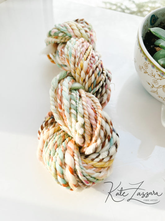 25 yards / Hand Spun Art Yarn