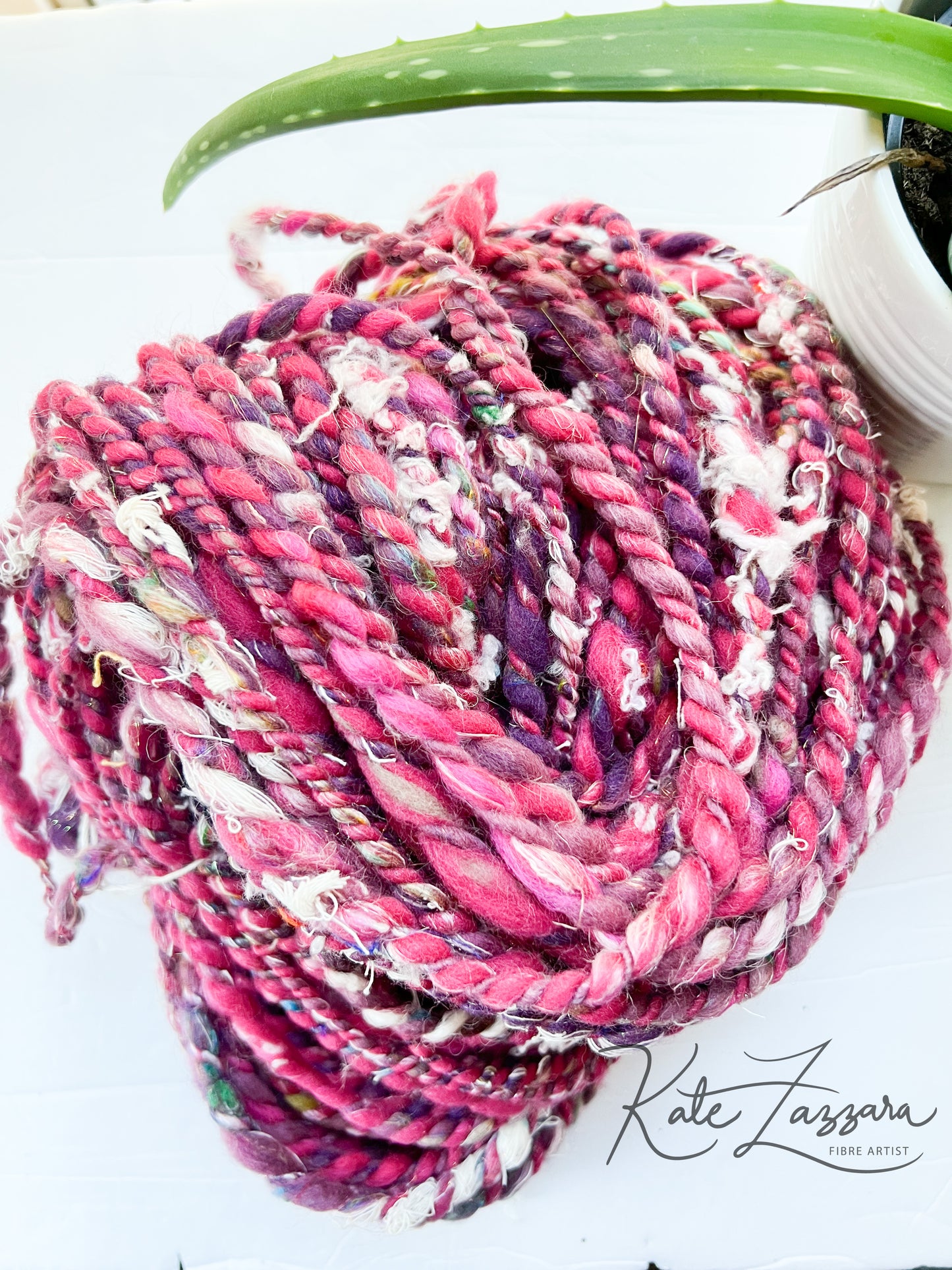 10 yards / Hand Spun Art Yarn