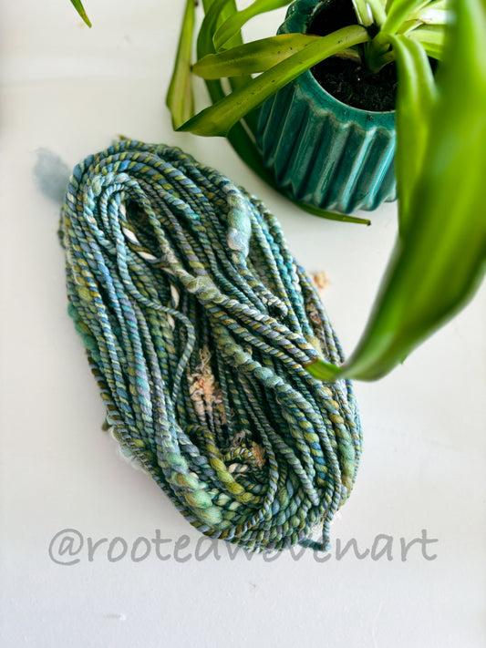 43 yards / Hand Spun Art Yarn