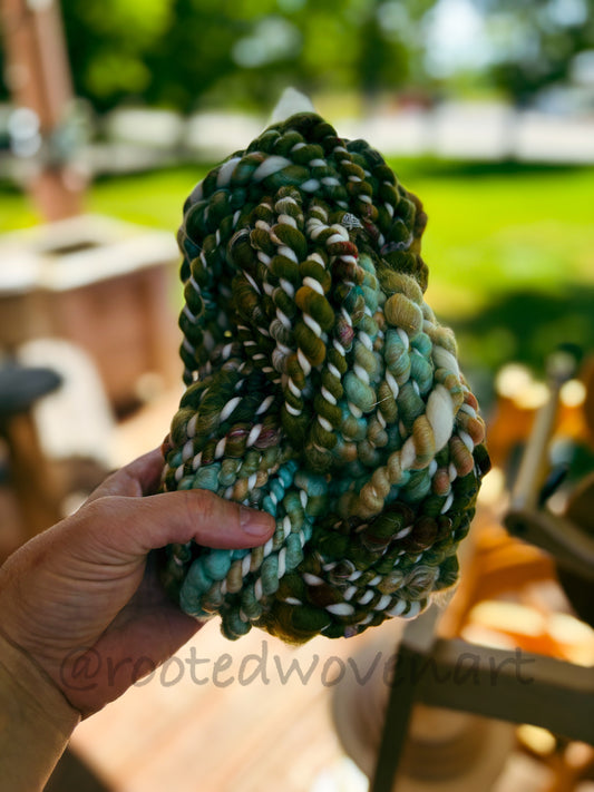 21 yards / Hand Spun Art Yarn