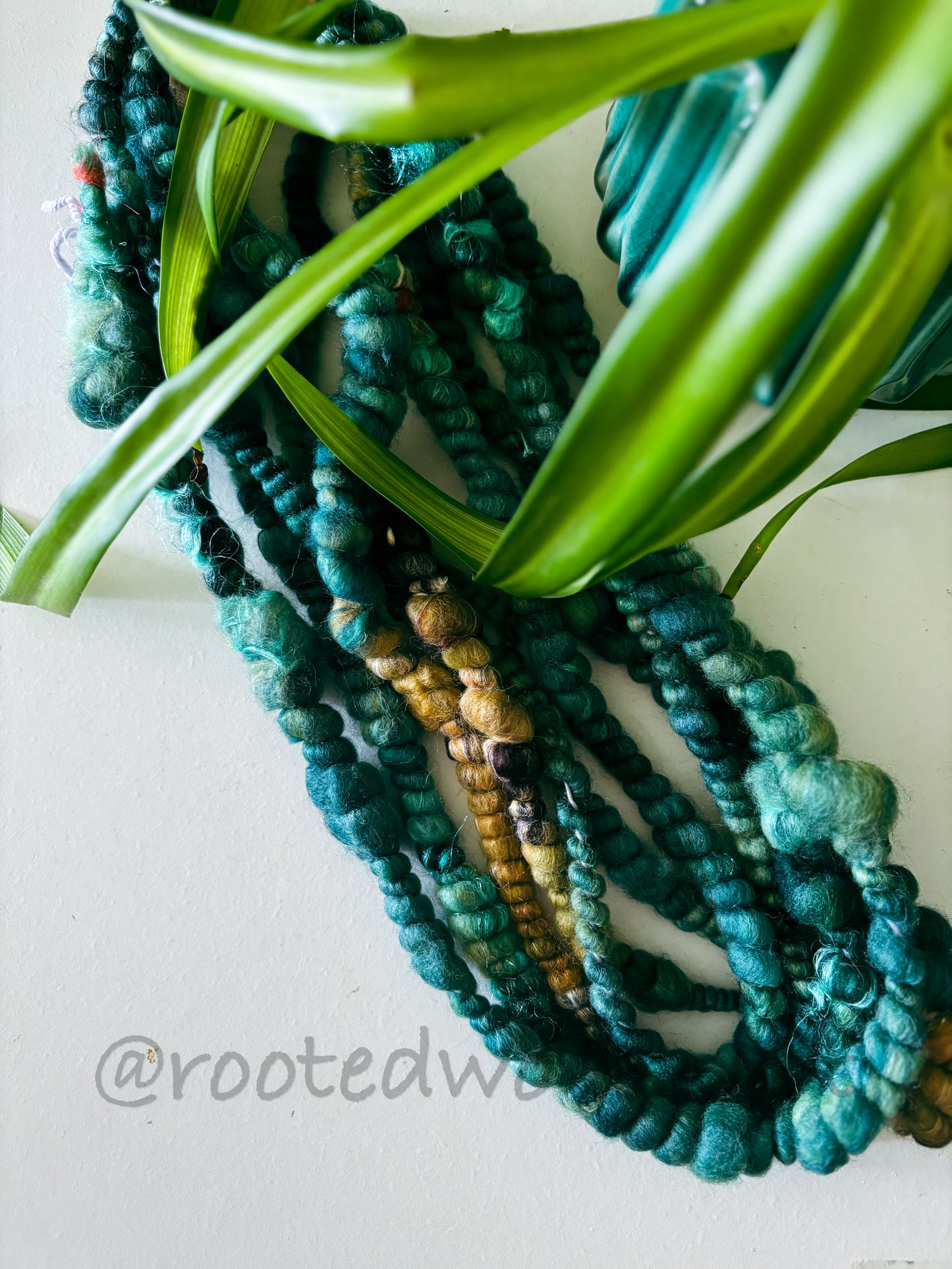 4 yards / Hand Spun Art Yarn
