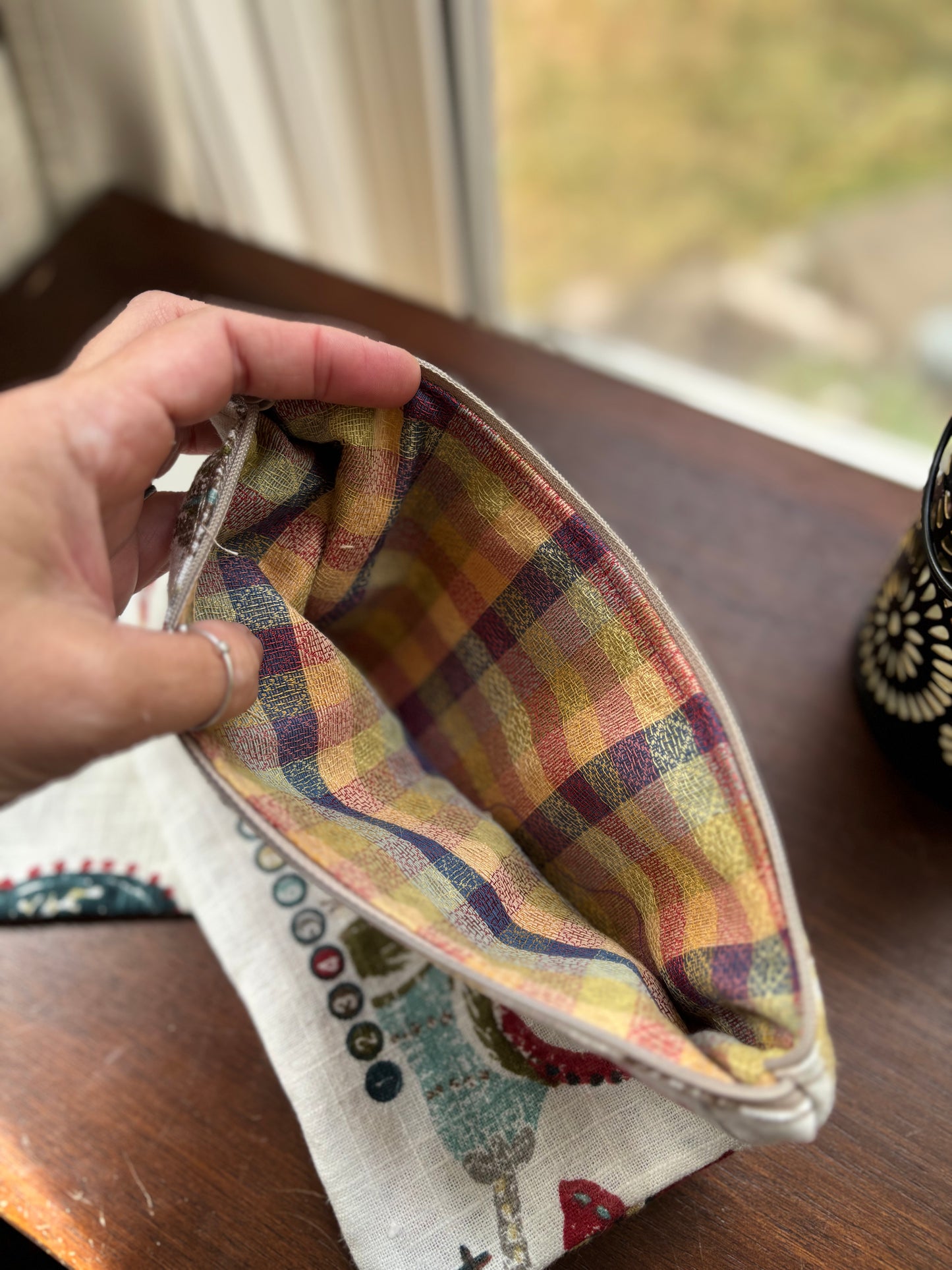 Hand Sewn Zip bags